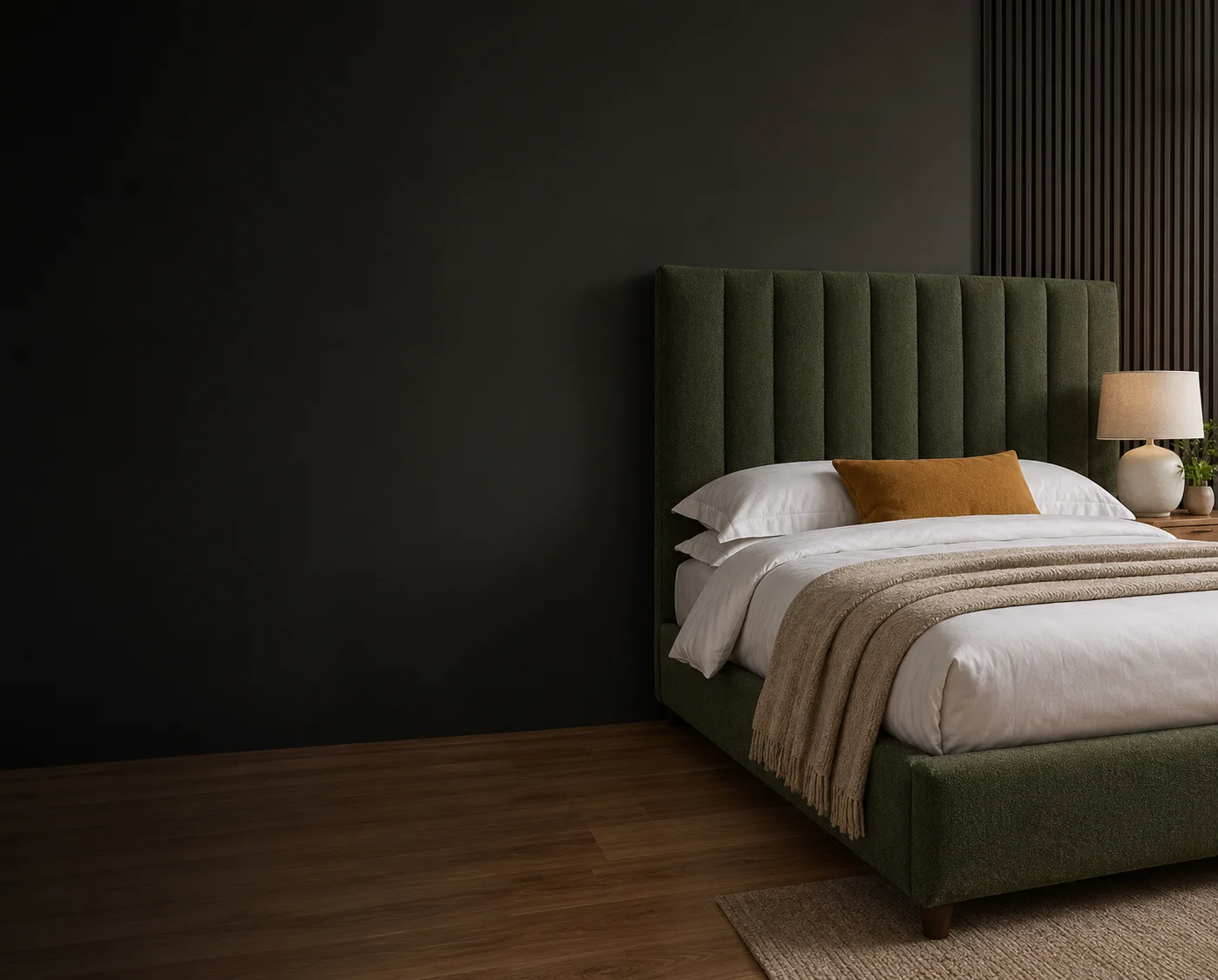Upholstered Grace Beds with practical under-bed storage